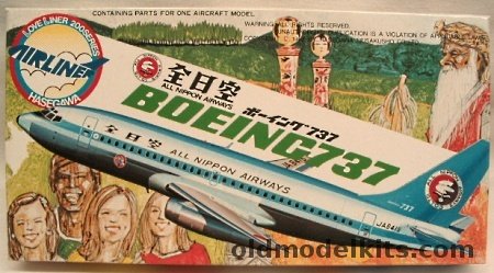 Hasegawa 1/200 Boeing 737 ANA All Nippon Airways, LA2 plastic model kit